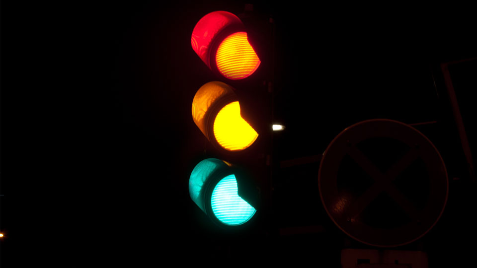 Install traffic signal light at B.M. Hospital Junction