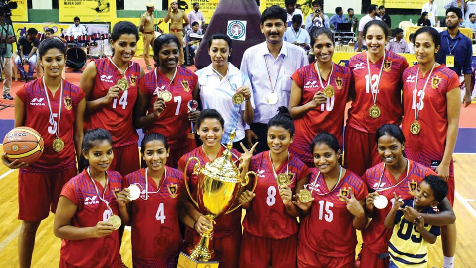 Mysurean steers Indian Railway Women to bag 68th National Basketball Championship