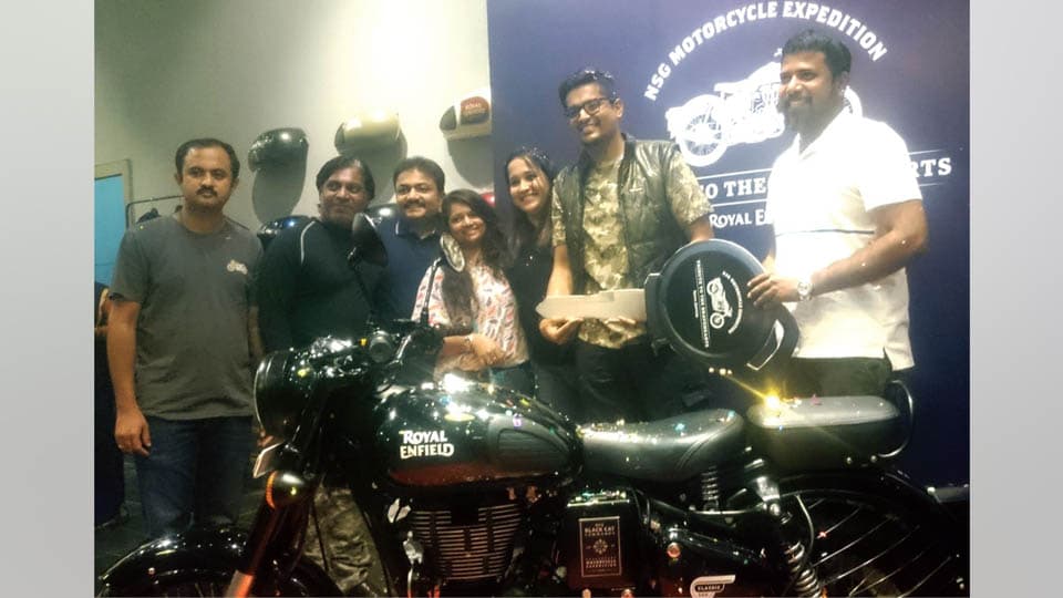Lucky bid: City lad buys special edition Royal Enfield
