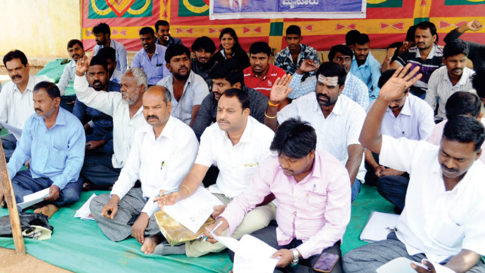 DSS demands direct recruitment of Dalit graduates, stages demo