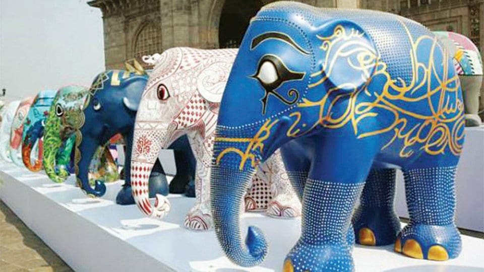 Elephant Parade arrives in Mumbai