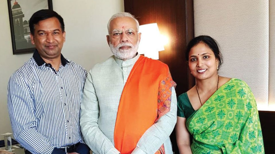 Celebrity photo with Prime Minister Modi