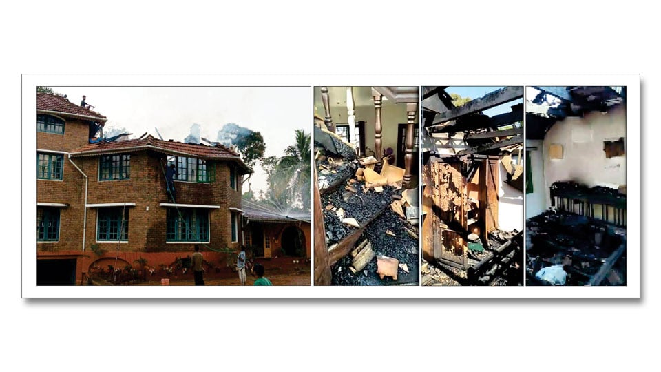 Short circuit destroys house, furniture in Kodagu