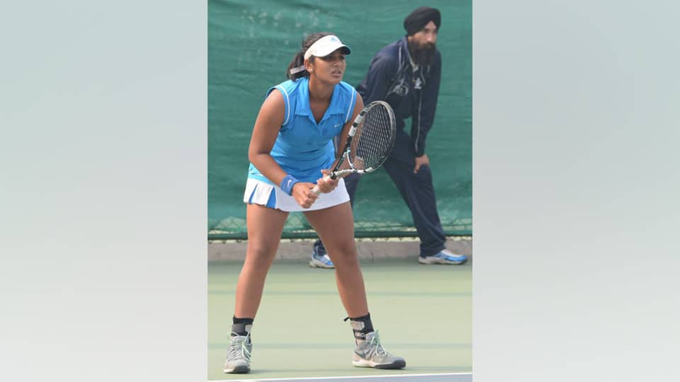 ITF Women’s $15,000 Tennis Tourney: Dhruthi advances into quarter-finals