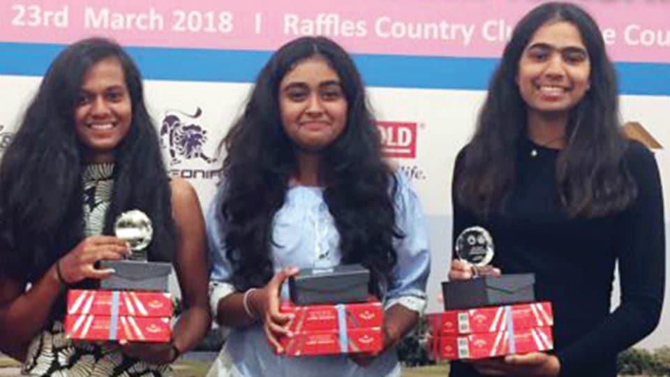 Singapore Ladies Open Golf Championship: Indian amateur golfers win overall title