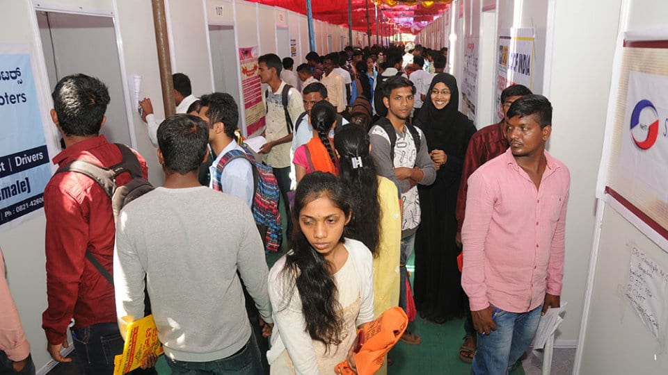1,110 get jobs in Udyoga Mela on second day