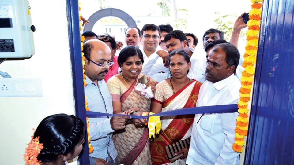 Inauguration of new classroom building