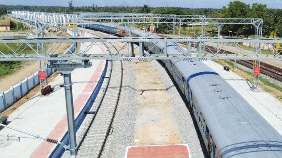 Now,12 trains run on electrified line between Mysuru-Bengaluru