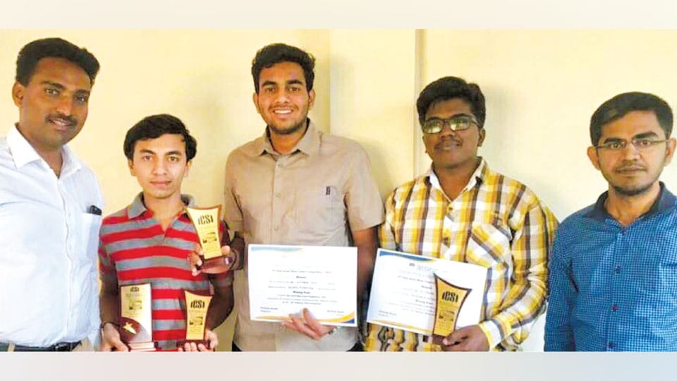 ICSI Mysore Chapter students win Moot Court competition