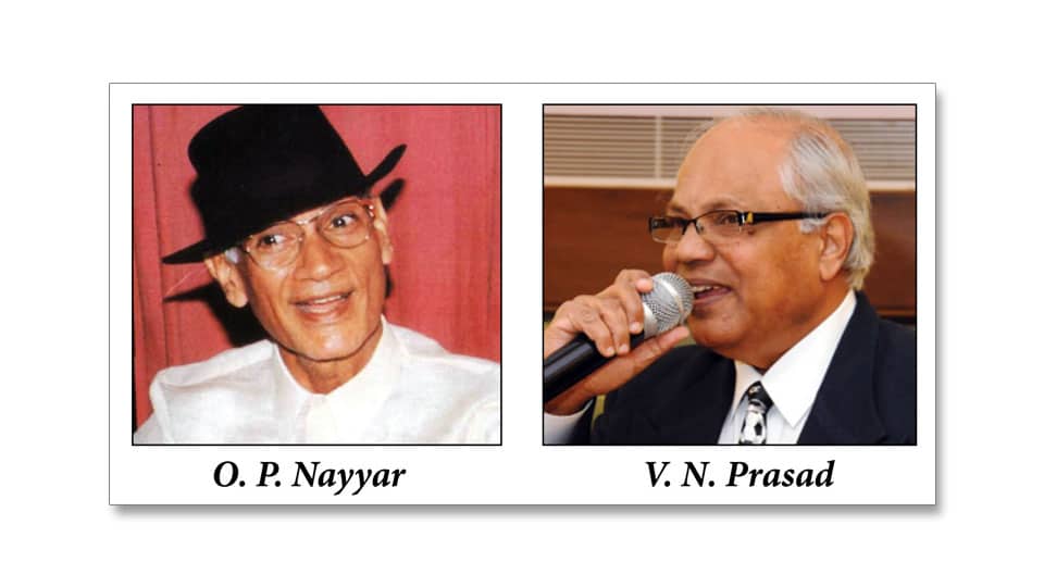 V.N. Prasad & Troupe to present O.P. Nayyar Nite in city