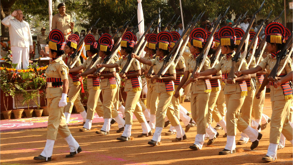 Passing out Parade of Women Police Constables