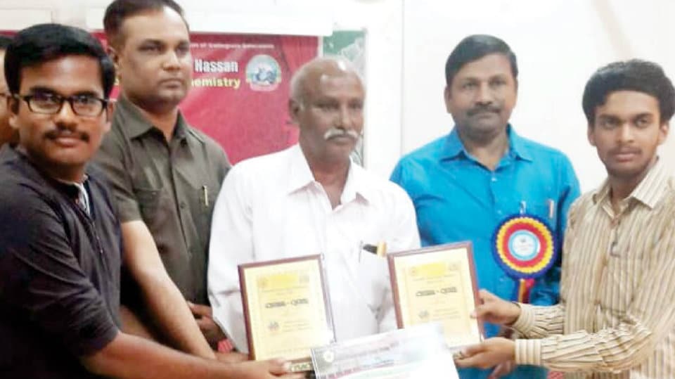 Students bag first place in Chemistry quiz contest