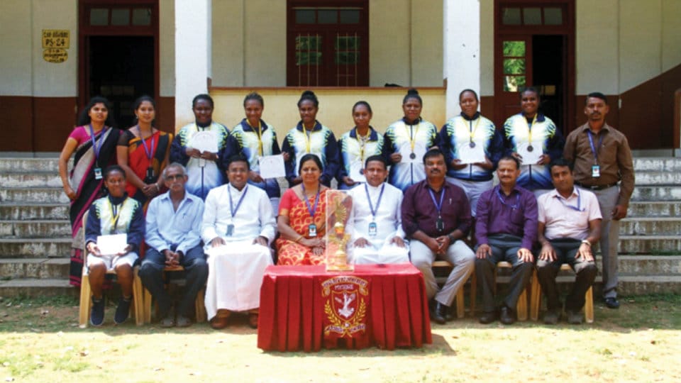 Philos’ basketball team excels in Mysore Varsity Women Games