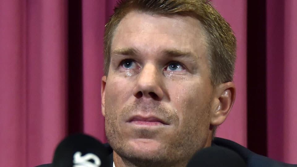 Ball-Tampering Scandal: David Warner tearfully apologises for his role