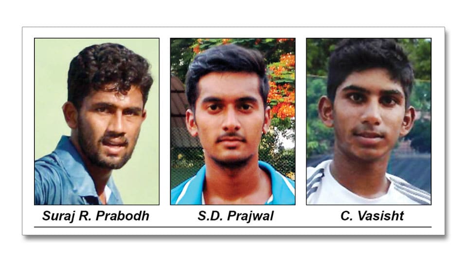 India F4 Futures ITF Men’s Tennis: City’s Suraj, Prajwal, Vasisht to take part
