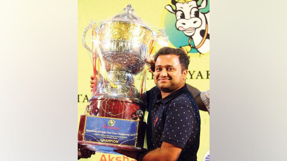 Akshayakalpa Karnataka State Open Chess: Girish Koushik triumphs