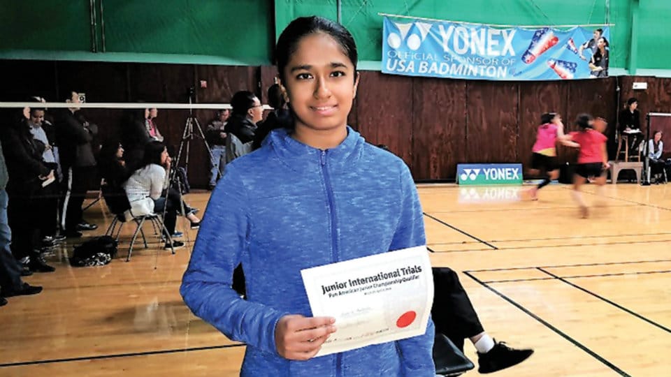 Selected to represent USA in Pan-American Badminton Championships