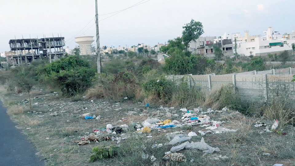 Garbage piling and stray dogs menace