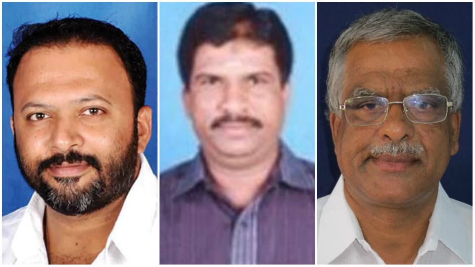 BJP fields Harshavardhan from N’gud, B. Siddaraju from H.D. Kote and Prof. Mallikarjunappa from Ch’nagar