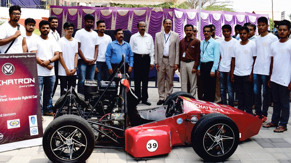 VVCE students build Formula Hybrid Car