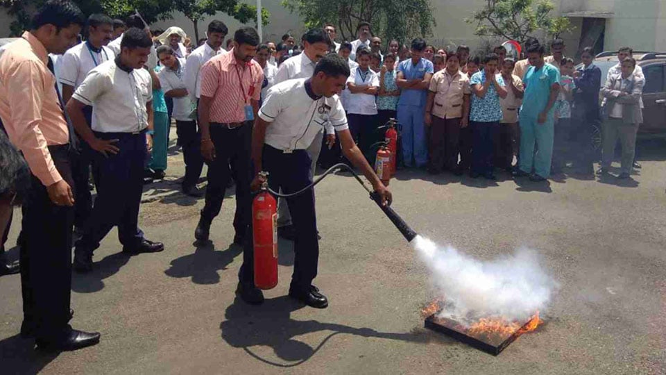 Columbia Asia Hospital conducts Mock Fire Safety Drill