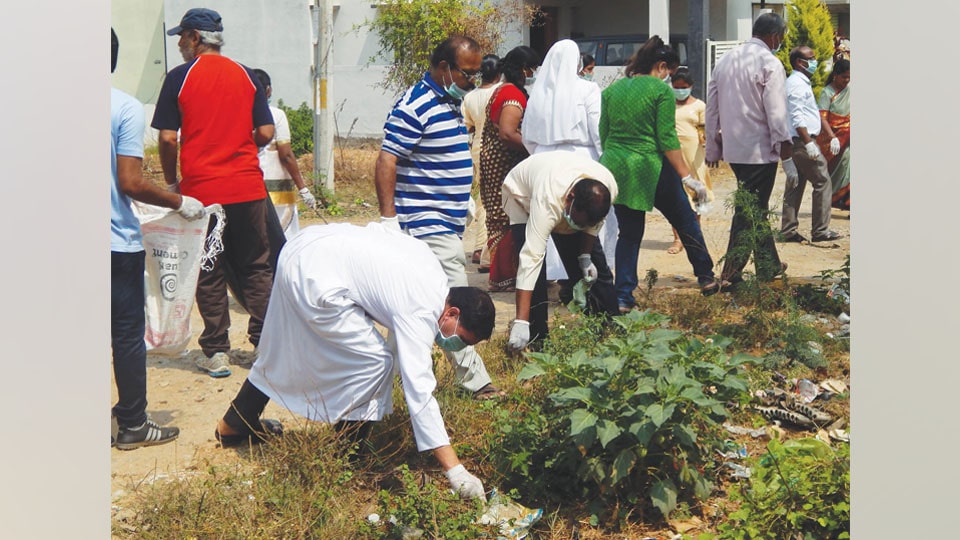 Parish Community take up Cleanliness Drive