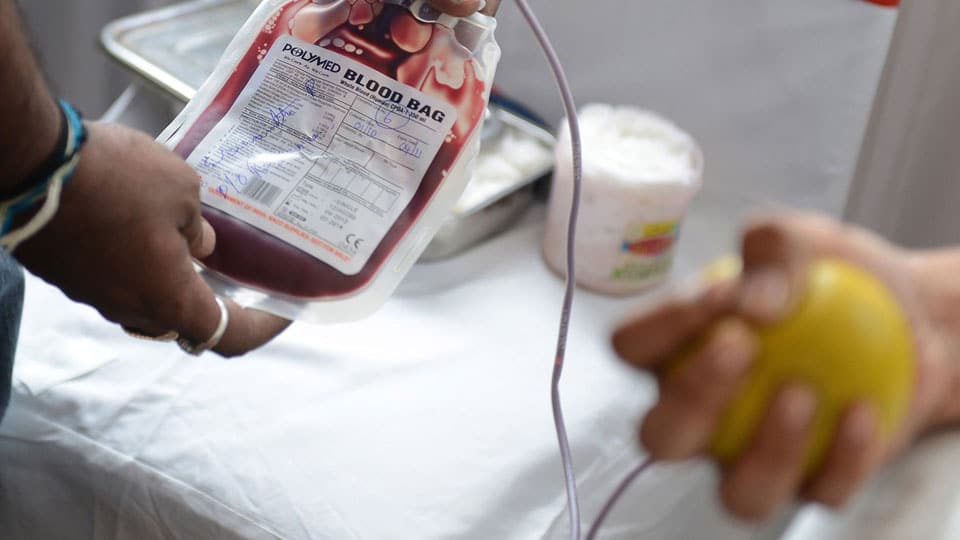 108 units of blood collected at Blood Donation Camp