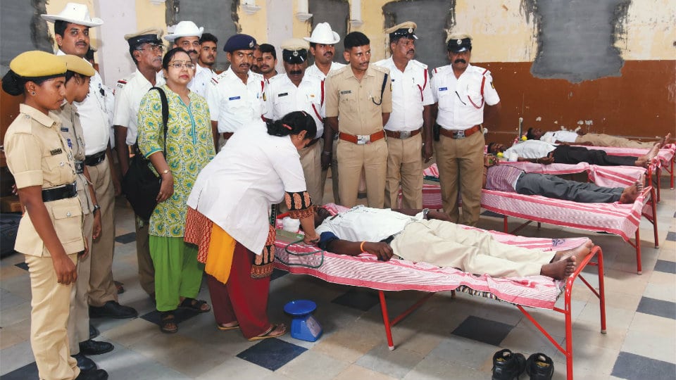 City Police conducts blood donation camp
