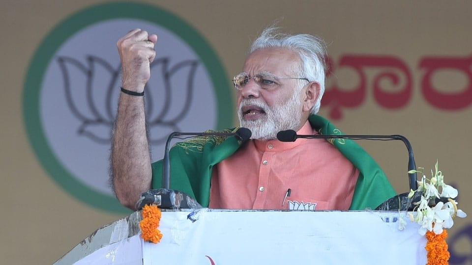 PM Narendra Modi to address 15 rallies in Karnataka from May 1