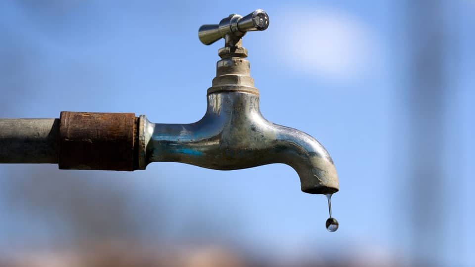 Disruption in water supply