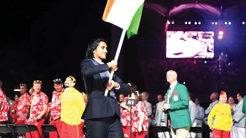 CWG 2018 Opening Ceremony: Sindhu leads Indian Contingent