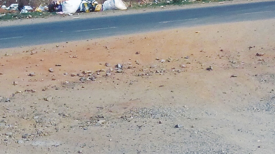 Pathetic roads in Vijayanagar 2nd Stage