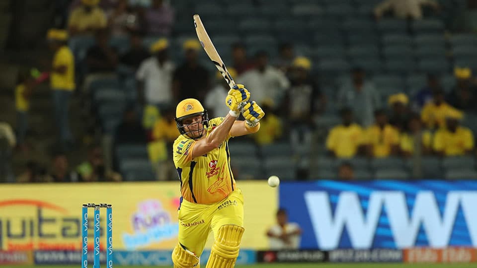 Watson’s ton helps CSK score good win over RR