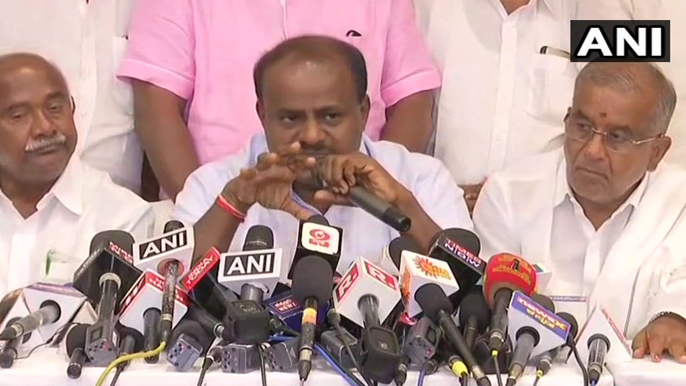 MLAs up for Sale? Offer price Rs. 100 crore, alleges Kumaraswamy