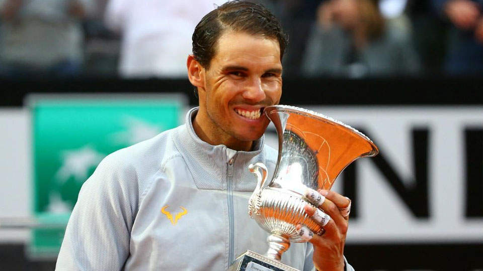 Rafael Nadal wins eighth Rome Masters Title