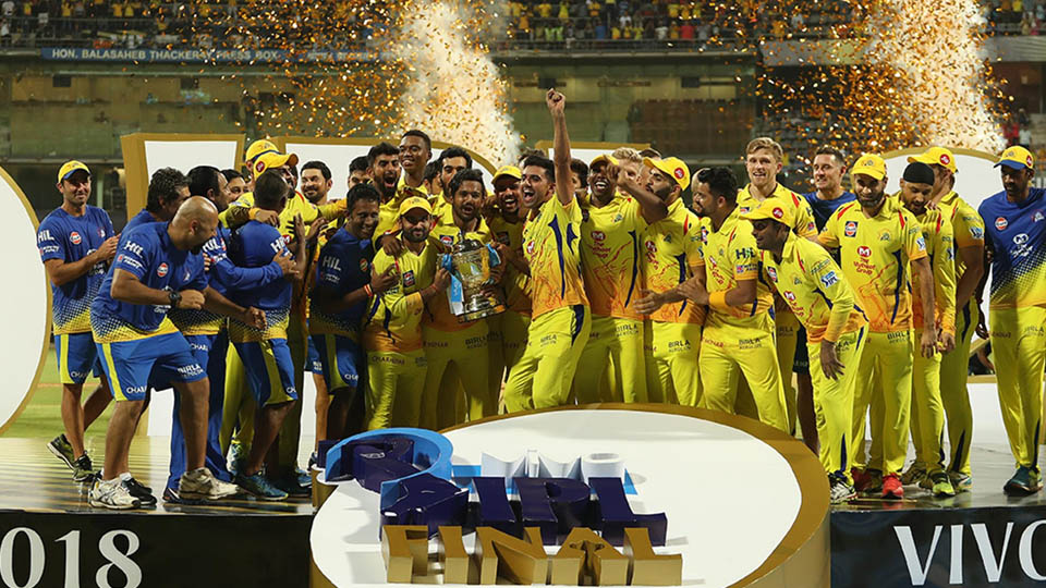 Chennai Super Kings lift their third IPL trophy