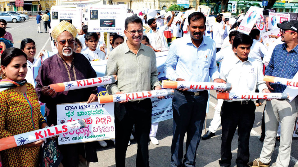 Awareness rally marks World No Tobacco Day in city