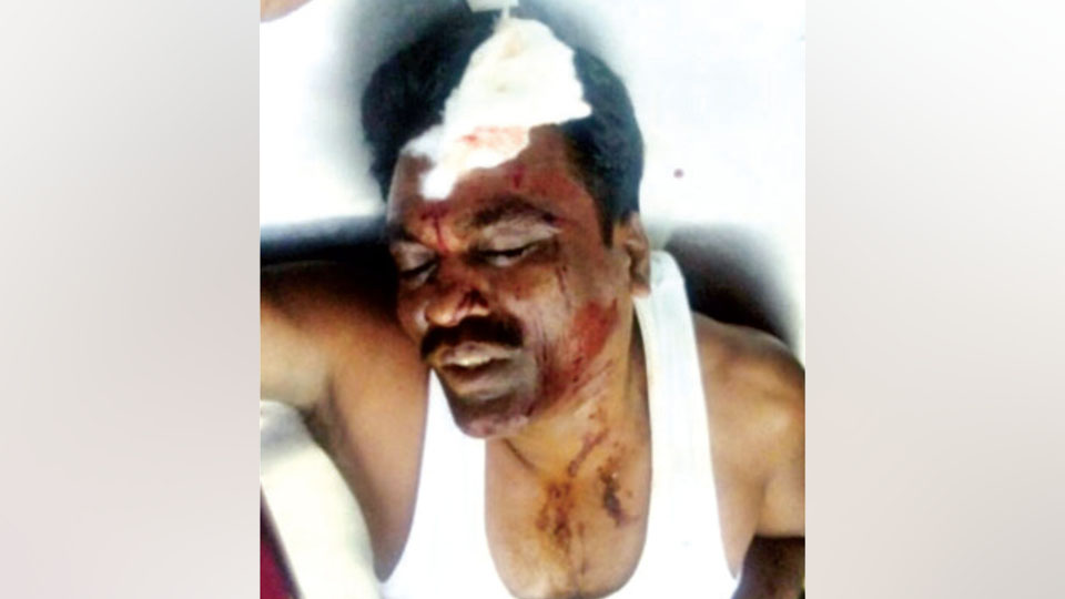 Independent candidate brutally assaulted in K.R. Nagar