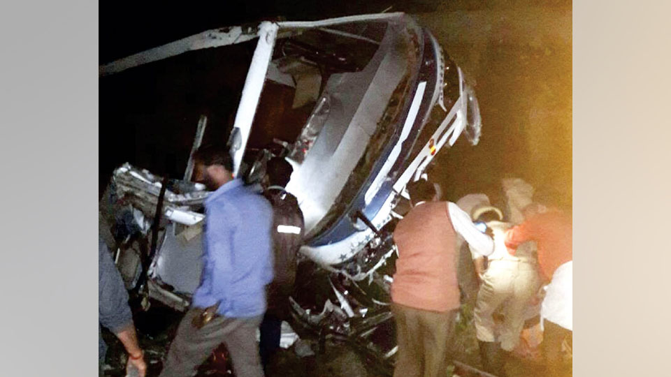 Four killed, over 18 injured as bus falls into gorge near Ooty