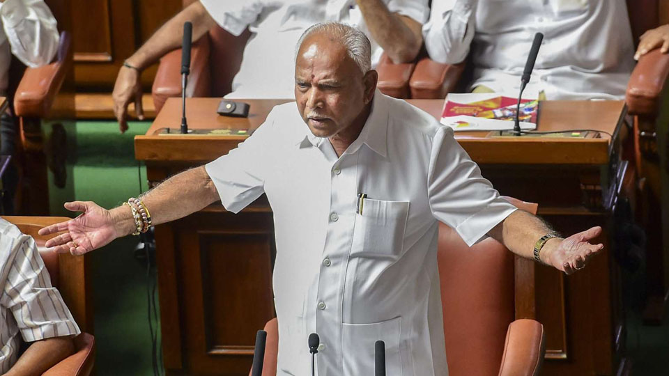 I will not die for power, I will die for my people: Yeddyurappa