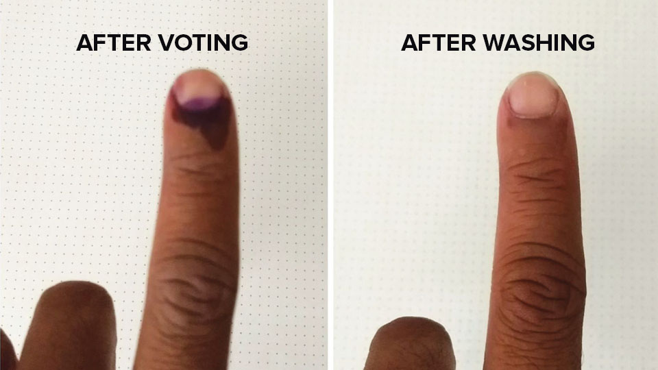 Karnataka Elections 2018: Can soap wash off indelible ink?