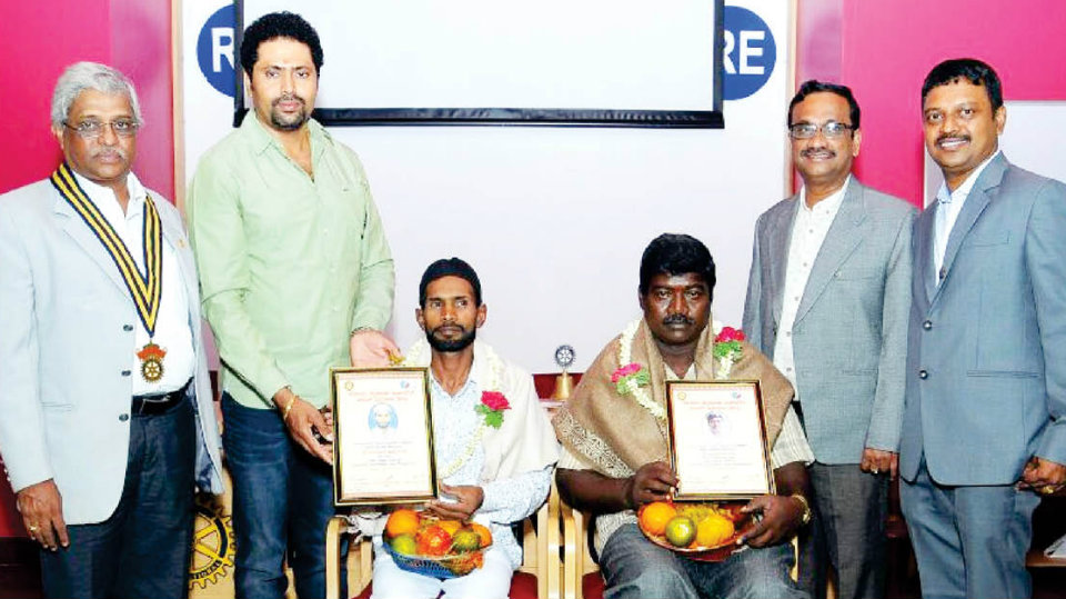 Rotary Venus Shramajeevi Award presented