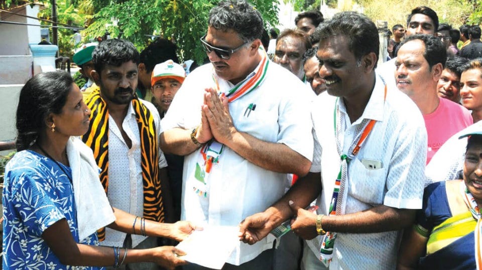 Campaigning picks up pace in N.R. Constituency: Congress