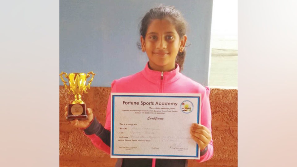 SAT Sports AITA U-10 Tennis Tourney: City girl Arzan wins title