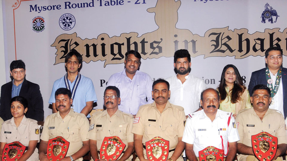 Police Shield presented to 8 cops