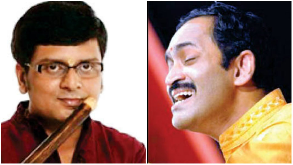 Unique vocal-flute duet at Ganabharathi on June 15