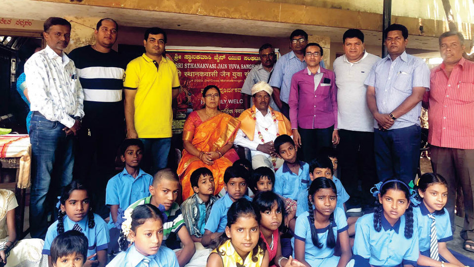 Adopted Govt. School HM feted on his retirement