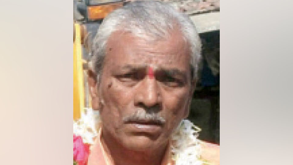 Corporator C. Mahadev passes away