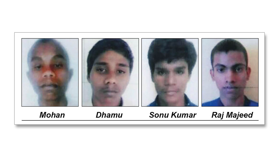 Four boys escape from Government School for Deaf