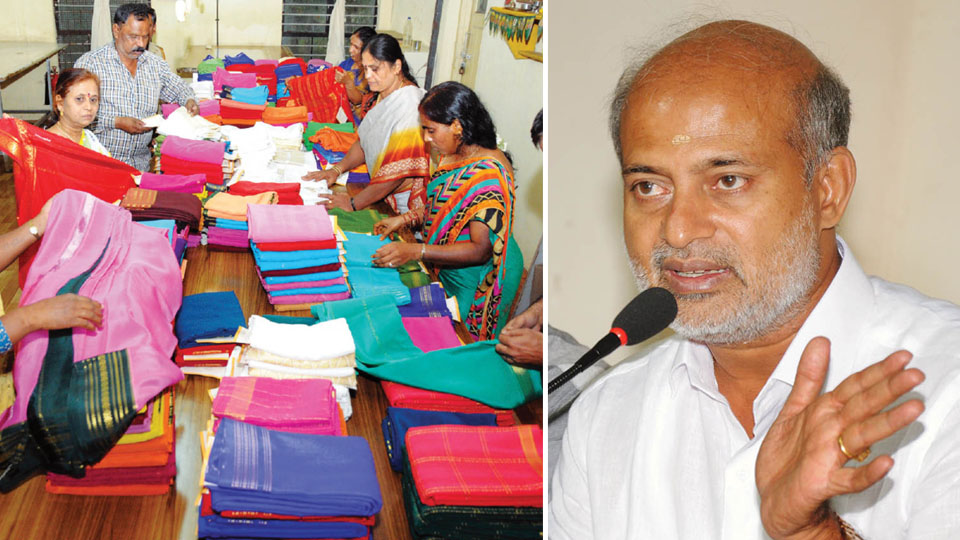 Silky treat: KSIC to sell Mysore Silk sarees at Rs. 4,500